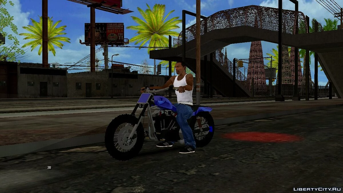 Мотоцикл з GTA 5 (тільки DFF) / GTA San Andreas (iOS, Android)