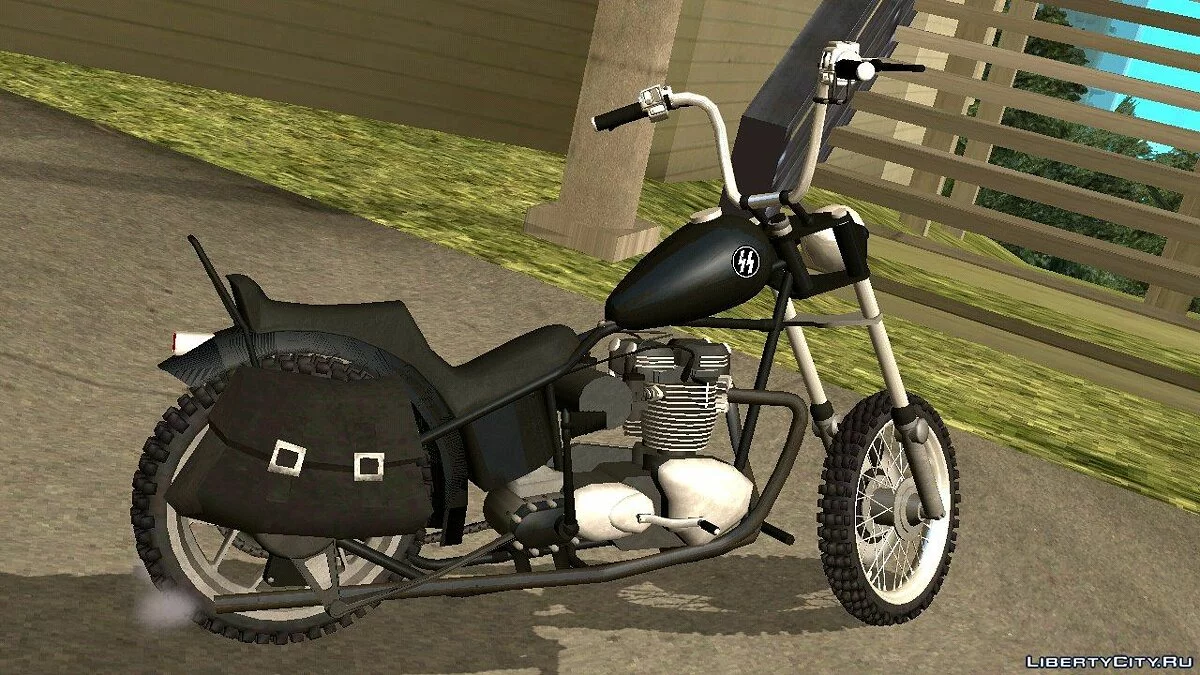 Triumph Bonnevile 1976 Personalizado (solo DFF) / GTA San Andreas (iOS, Android)