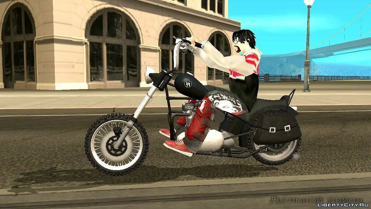 Triumph Bonnevile 1976 Personalizado (solo DFF) / GTA San Andreas (iOS, Android)
