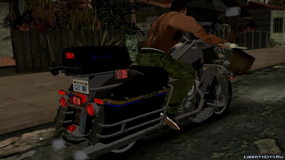 1988 Harley Davidson FLH 1200 Police / GTA San Andreas (iOS, Android)