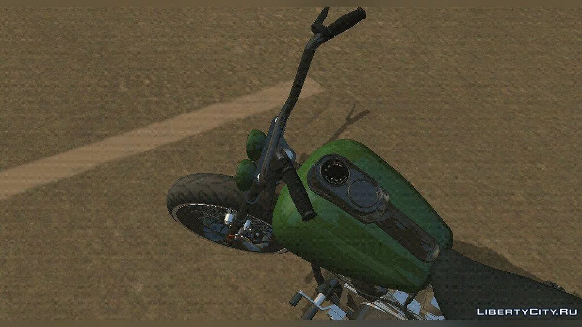 Harley Davidson Dyna Super Glide Custom (тільки DFF) / GTA San Andreas (iOS, Android)