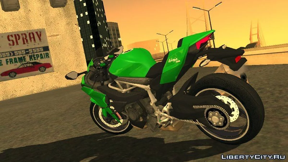 Kawasaki Ninja H2 2017 / GTA San Andreas (iOS, Android)