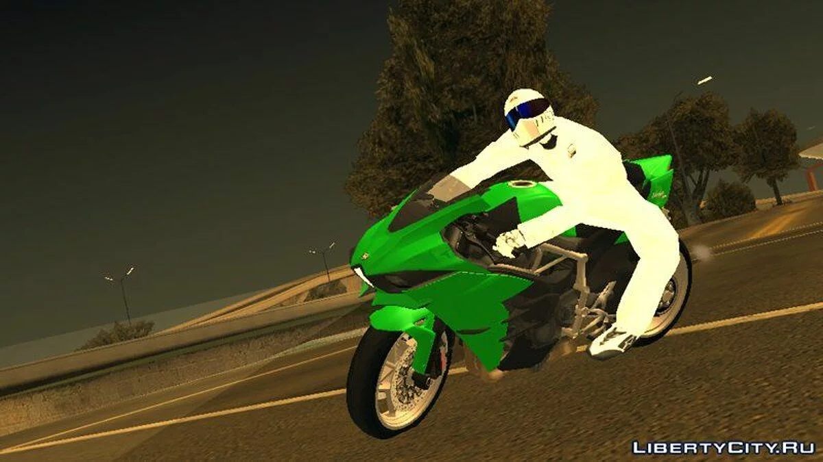 Kawasaki Ninja H2 2017 / GTA San Andreas (iOS, Android)