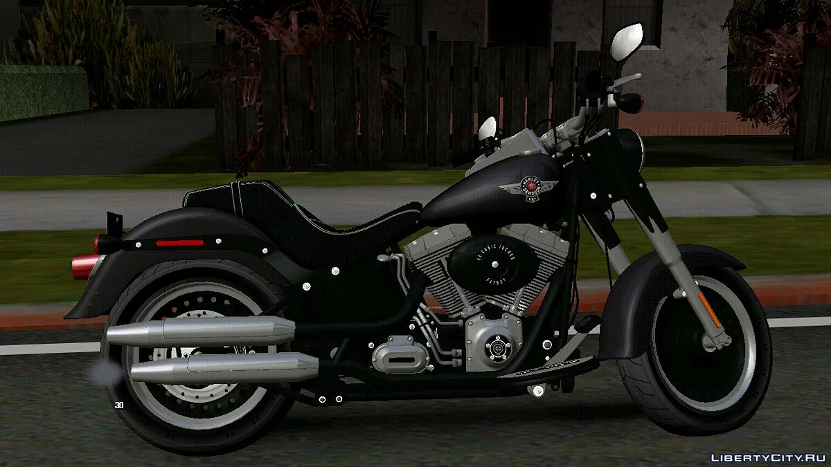 Harley Davidson Fat Boy Lo 2010 / GTA سان أندرياس (iOS، أندرويد)