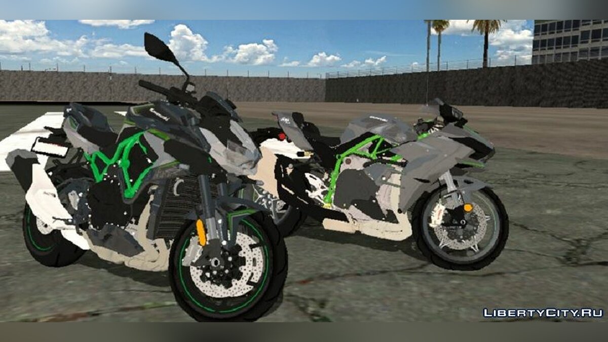 Download Kawasaki Ninja H2R 2015 for GTA San Andreas (iOS, Android)