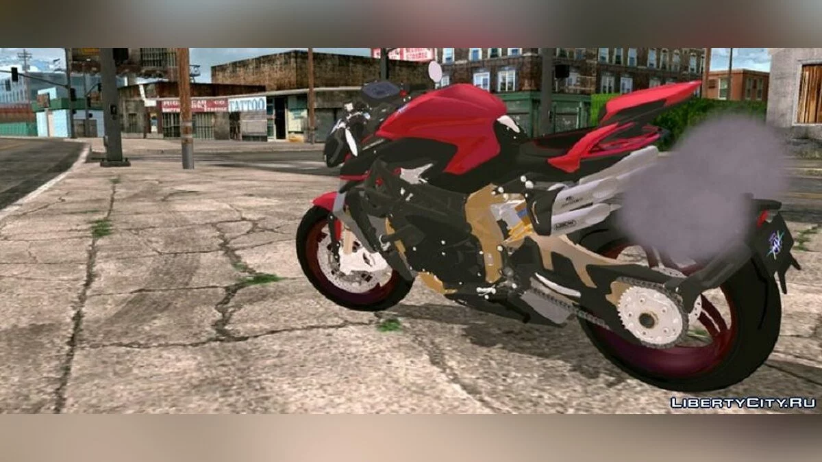 MV Agusta Brutale 1000 Serie Oro 2019 / GTA San Andreas (iOS, Android)