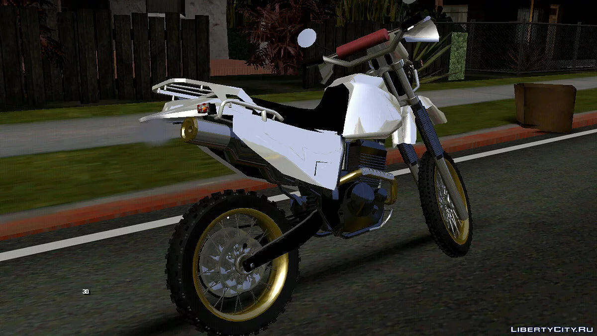 Yamaha TT250R Raid 1995 (solo DFF) / GTA San Andreas (iOS, Android)