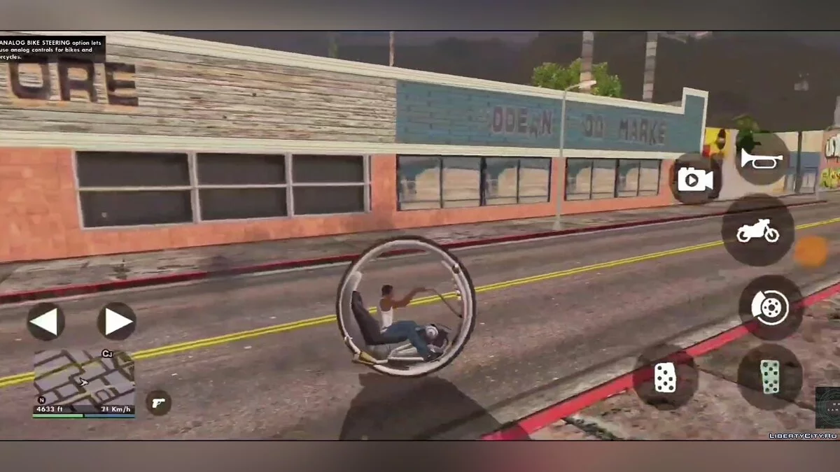 Mono Wheel Android 已更新 / GTA San Andreas (iOS, Android)