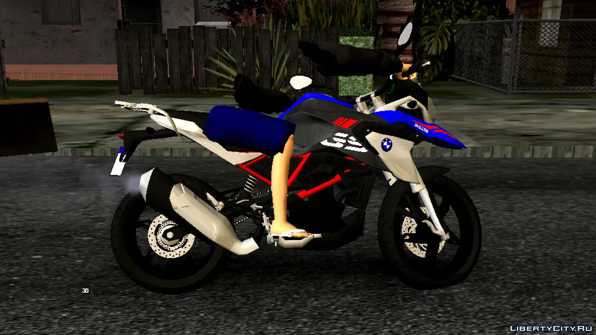 BMW G310 GS 2021 (DFF فقط) / GTA سان أندرياس (iOS، أندرويد)