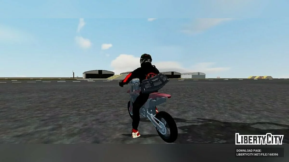 Honda CRF 450R + suara dan animasi sendiri / GTA San Andreas (iOS, Android)