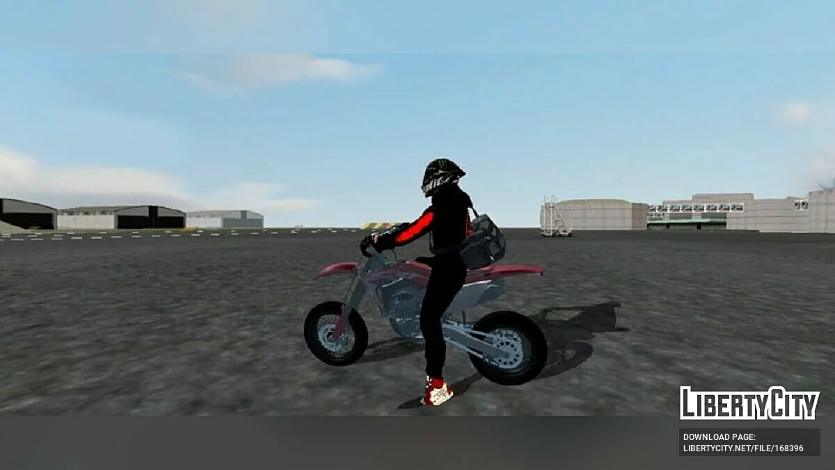 Honda CRF 450R + suara dan animasi sendiri / GTA San Andreas (iOS, Android)