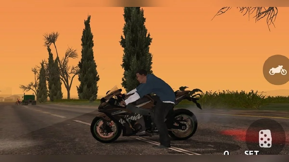 Kawasaki Ninja ZX10-R / GTA San Andreas (iOS, Android)