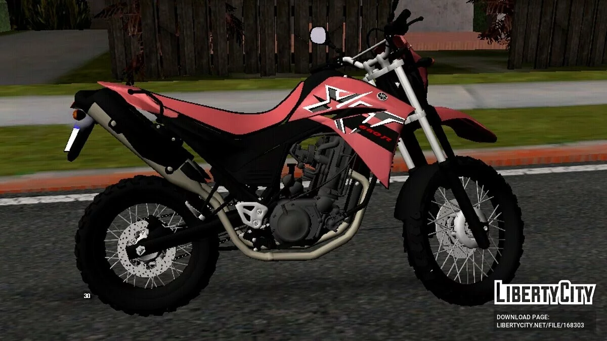 Yamaha XT660 2008 (solo DFF) / GTA San Andreas (iOS, Android)