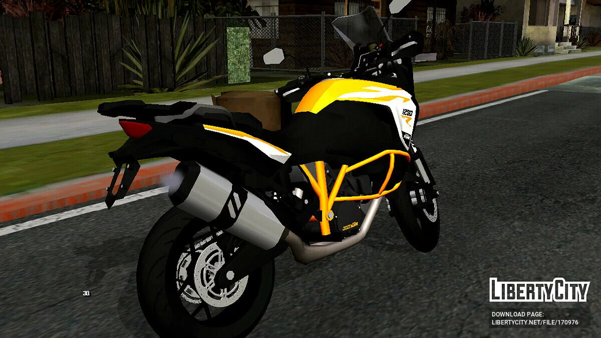 Ktm 1290 مغامرة (DFF فقط) / GTA سان أندرياس (iOS، أندرويد)