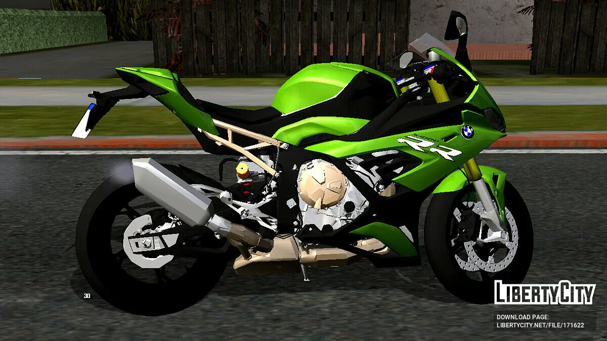 BMW S1000RR 2021 (DFF only) / GTA San Andreas (iOS, Android)