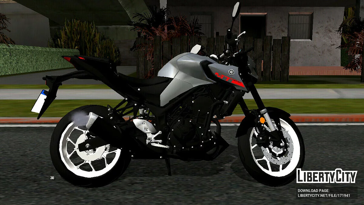 Yamaha MT-03 2021 (solo DFF) / GTA San Andreas (iOS, Android)