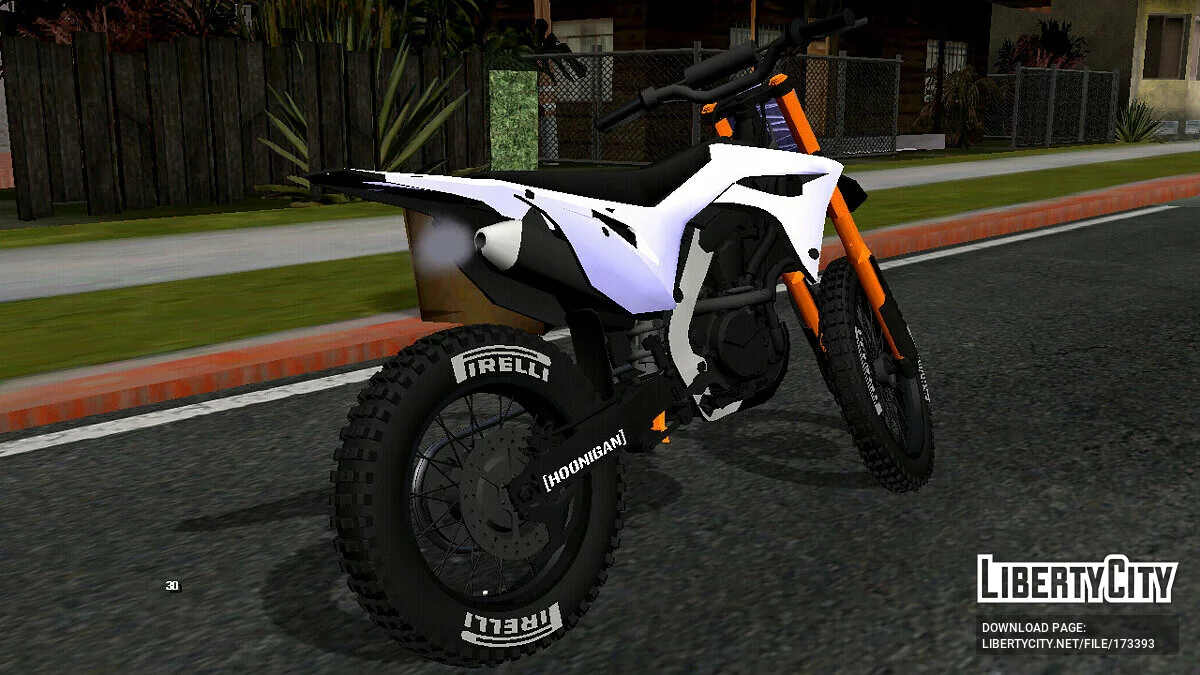 Honda CRF150 (solo DFF) / GTA San Andreas (iOS, Android)