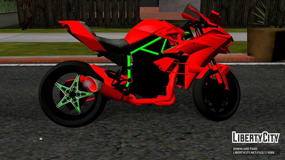 Kawasaki H2 (solo DFF) / GTA San Andreas (iOS, Android)