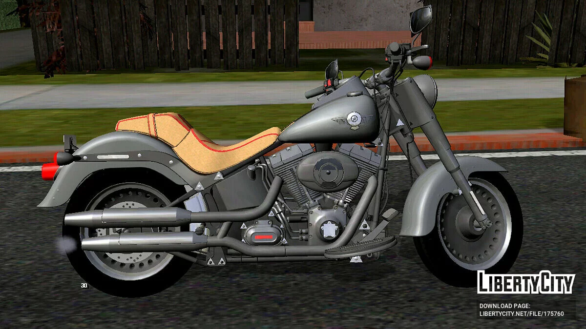 Harley-Davidson Fatboy 2010 (solo DFF) / GTA San Andreas (iOS, Android)