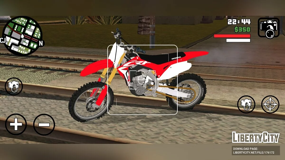 Honda CFR 450 / GTA San Andreas (iOS, Android)