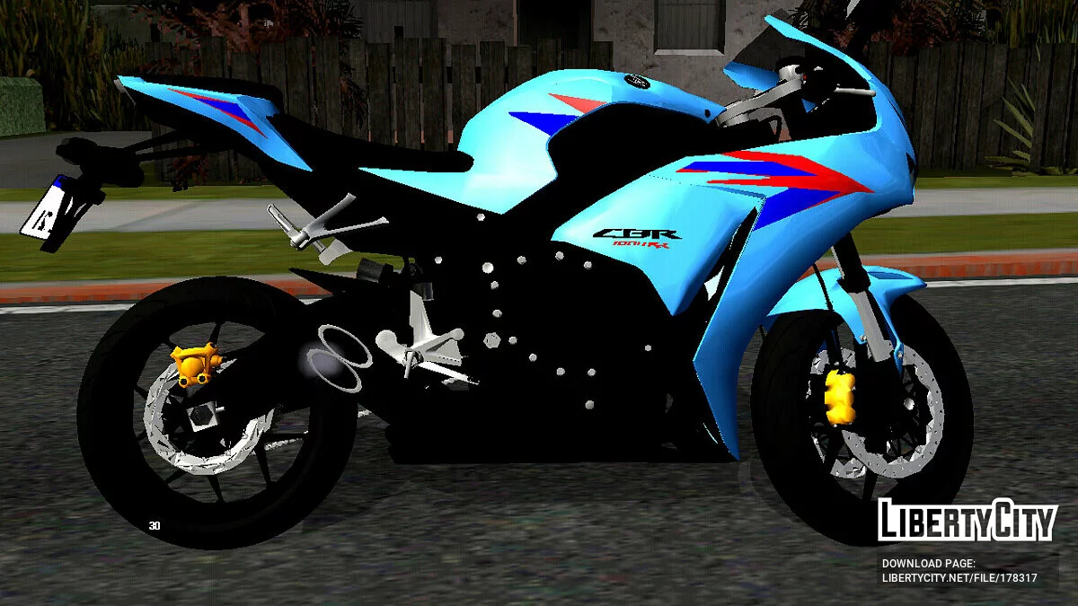 BMW CBR1000RR 2012 (hanya DFF) / GTA San Andreas (iOS, Android)