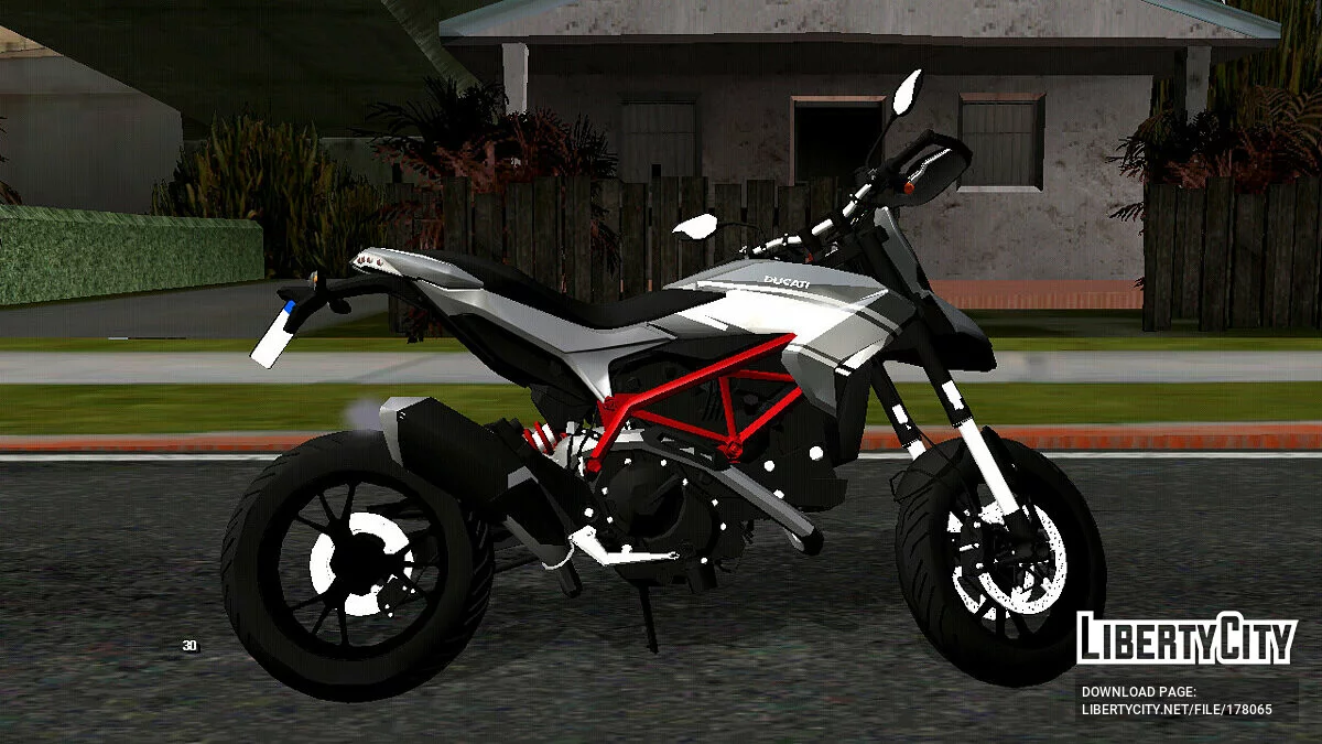 Ducati Hypermotard 821 (только DFF) / GTA San Andreas (iOS, Android)