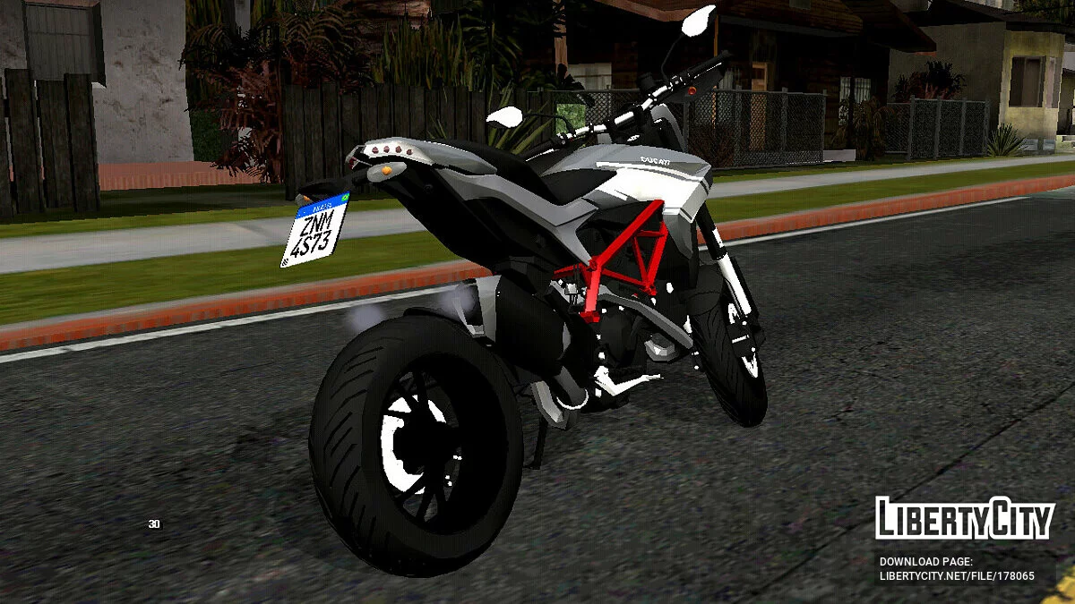 Ducati Hypermotard 821 (только DFF) / GTA San Andreas (iOS, Android)