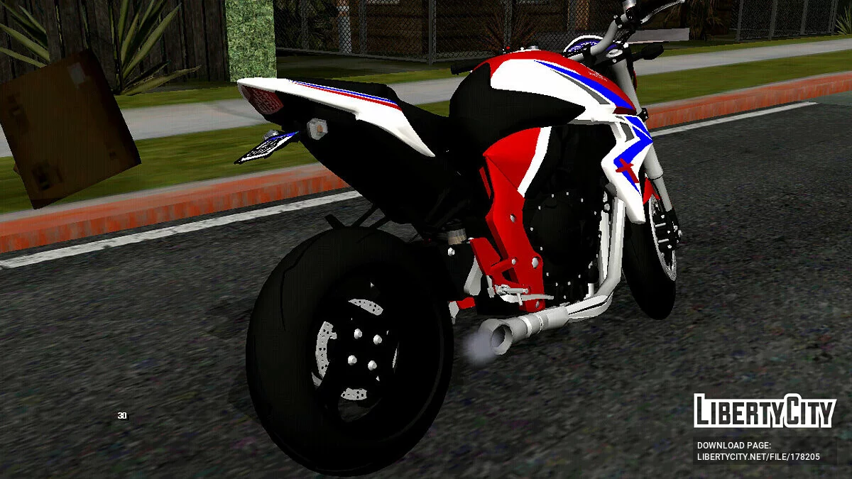 Honda Cb1000R Barracuda 2016 (DFF only) / GTA San Andreas (iOS, Android)