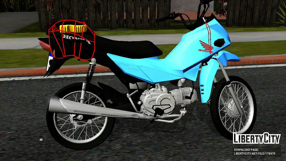 Honda Pop 110i (apenas DFF) / GTA San Andreas (iOS, Android)