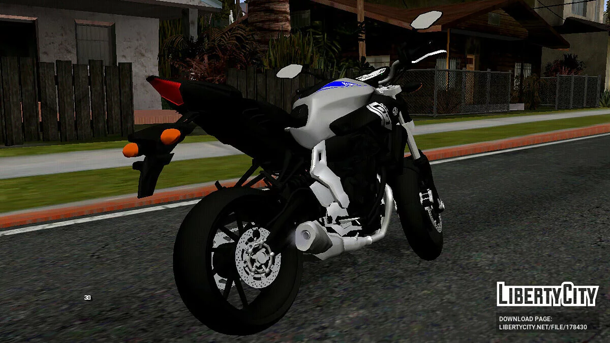 Yamaha Mt 07 (solo DFF) / GTA San Andreas (iOS, Android)