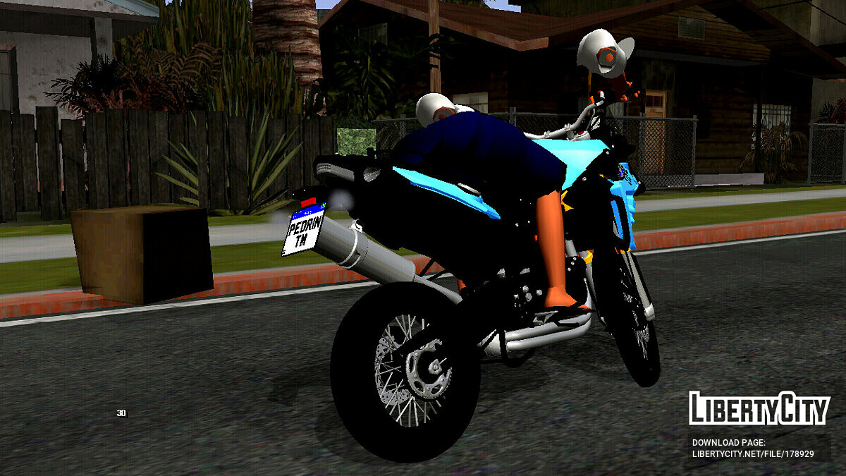 Download BMW F800GS (DFF only) for GTA San Andreas (iOS, Android)