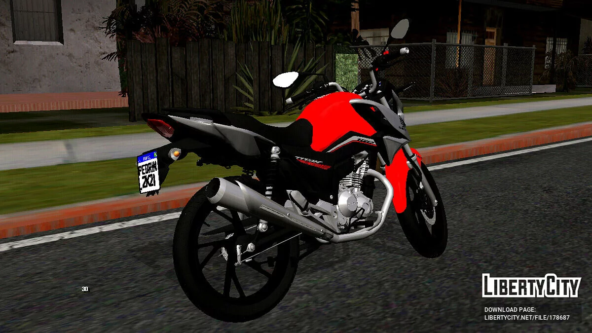 Honda Titan 160 2022 (only DFF) / GTA San Andreas (iOS, Android)