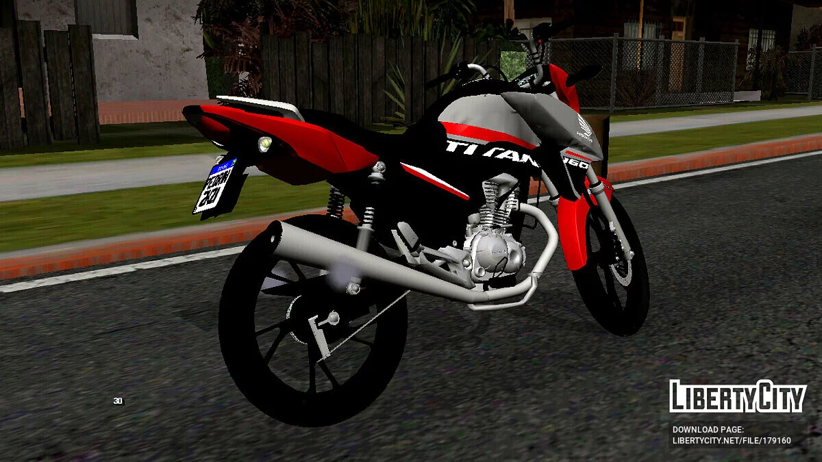 Honda TITAN 160 (тільки DFF) / GTA San Andreas (iOS, Android)