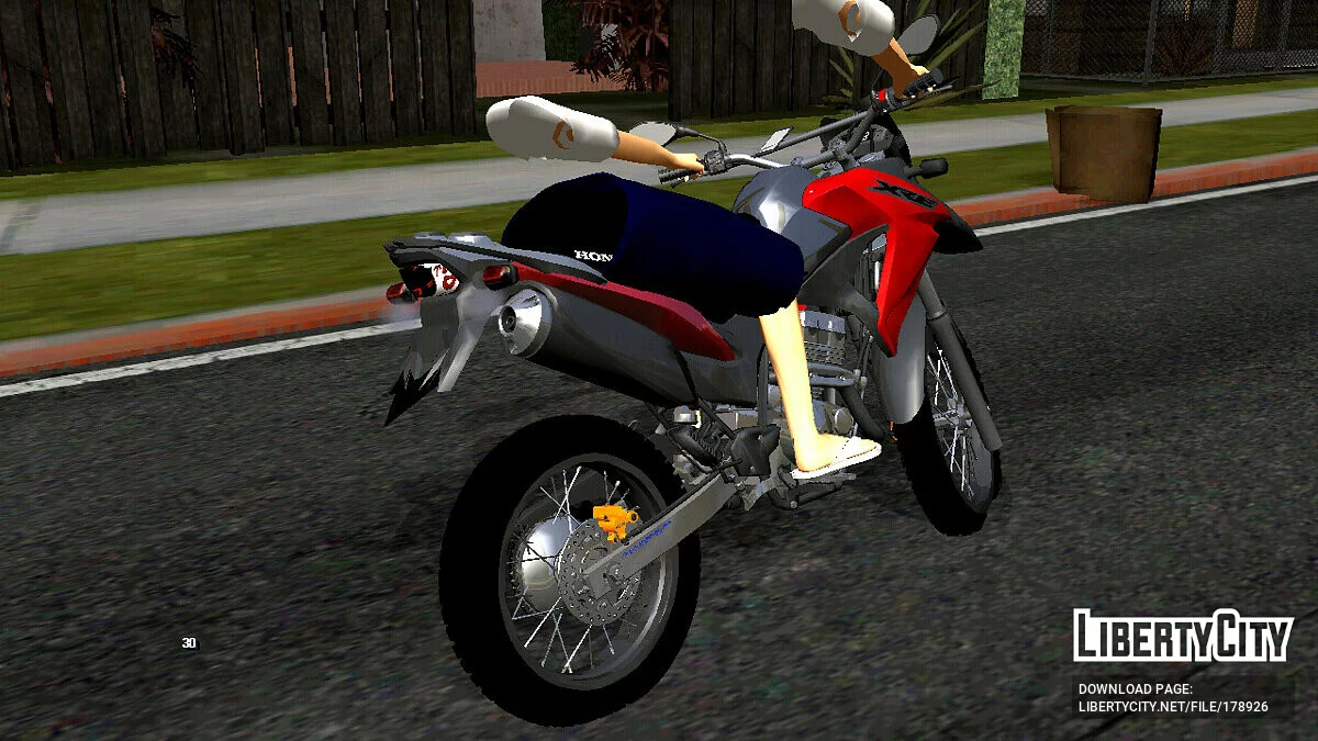 Honda XRE 2018 (тільки DFF) / GTA San Andreas (iOS, Android)