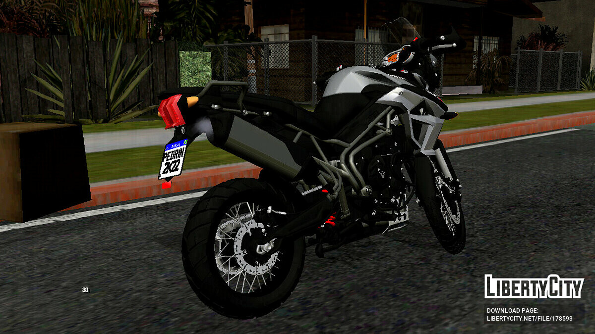 Download Triumph Tiger 800xc+Leve for GTA San Andreas