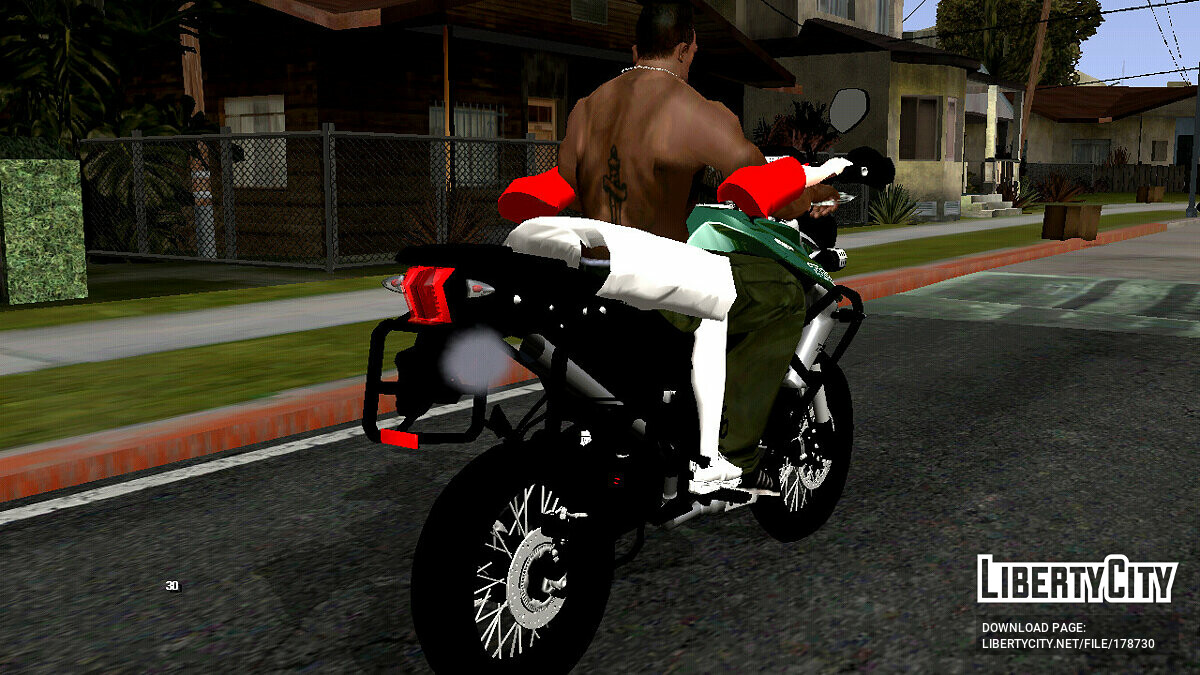 Download Triumph Tiger 800xc+Leve for GTA San Andreas