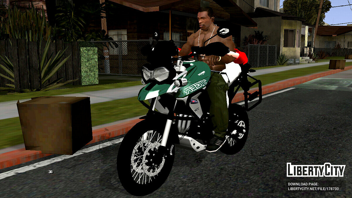 Download Triumph Tiger 800xc+Leve for GTA San Andreas