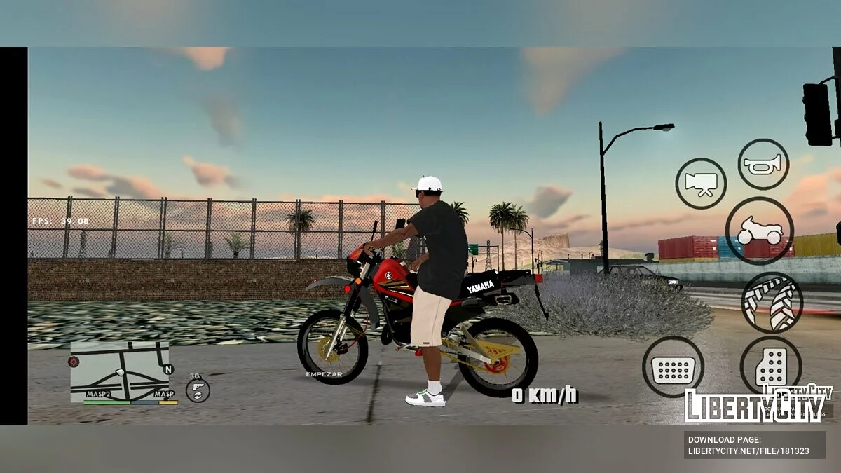 ياماها دي تي 175 / GTA سان أندرياس (iOS، أندرويد)