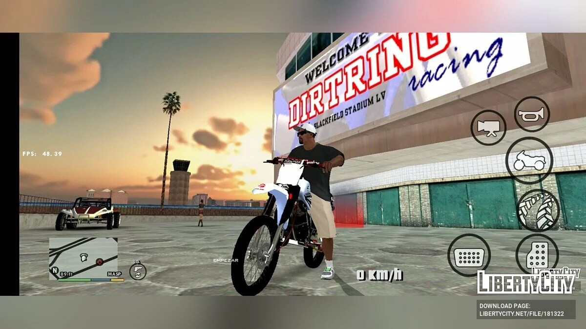Yamaha DT 125 حيلة / GTA سان أندرياس (iOS، أندرويد)