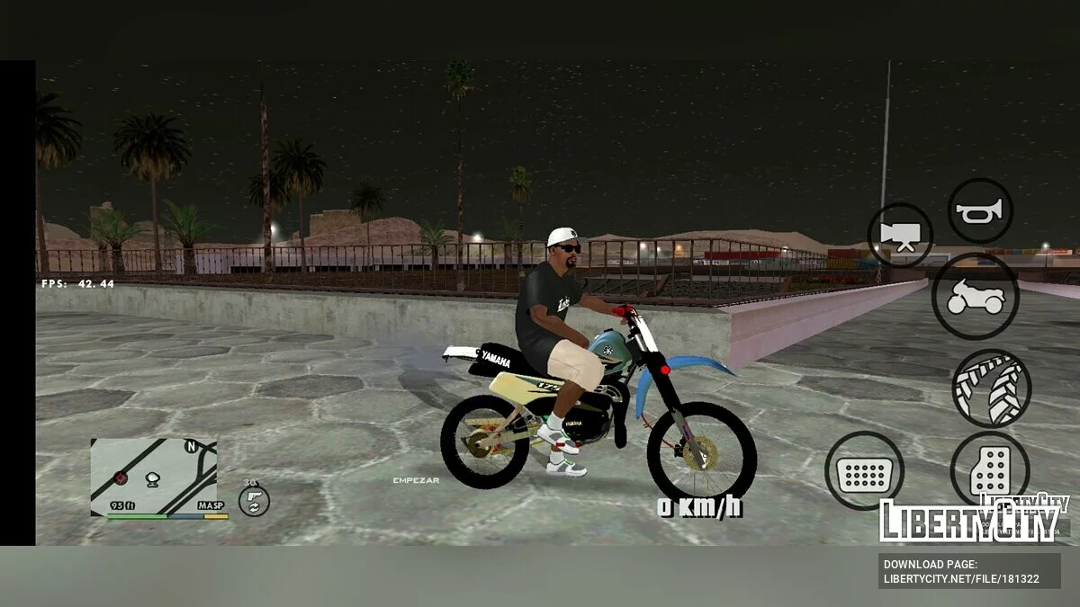 Yamaha DT 125 حيلة / GTA سان أندرياس (iOS، أندرويد)