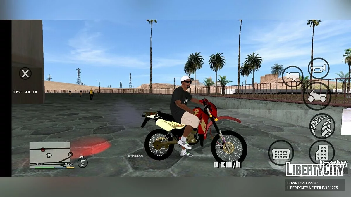 Yamaha DT200 / GTA San Andreas (iOS, Android)