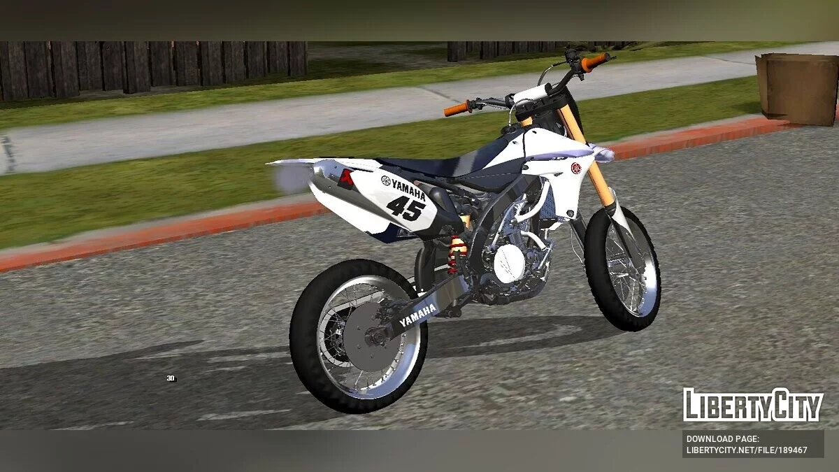 Yamaha Yz450 (тільки DFF) / GTA San Andreas (iOS, Android)