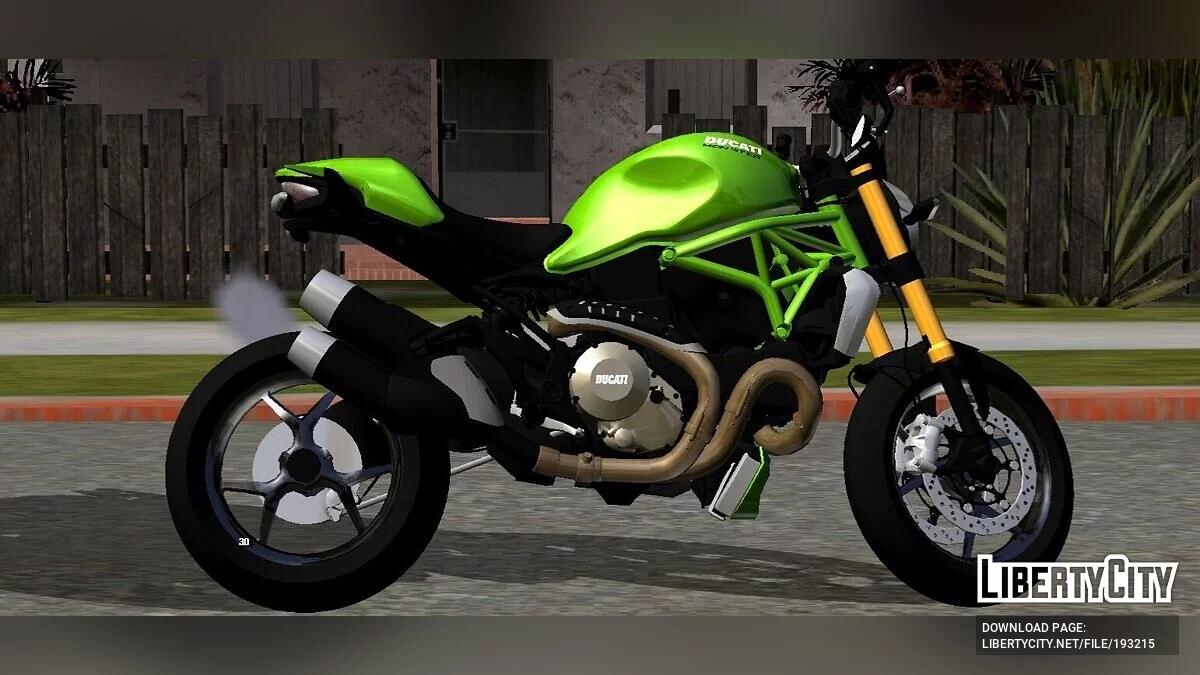 Ducati Monster 1200 (DFF uniquement) / GTA San Andreas (iOS, Android)