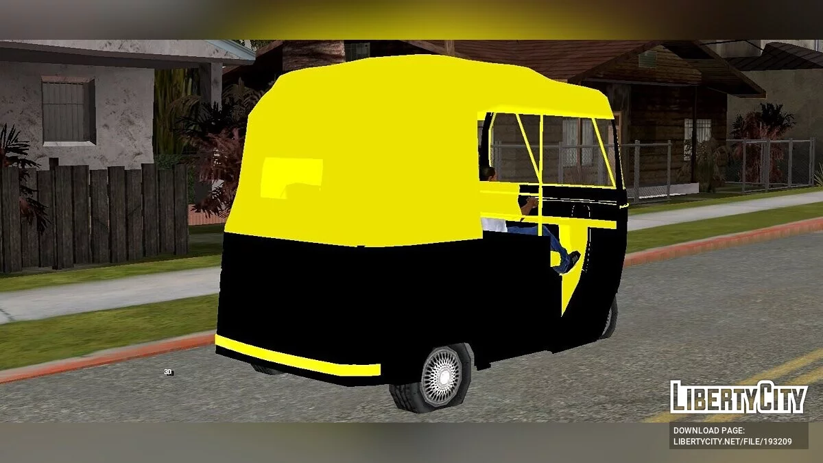 Auto-rickshaw indien (DFF uniquement) / GTA San Andreas (iOS, Android)