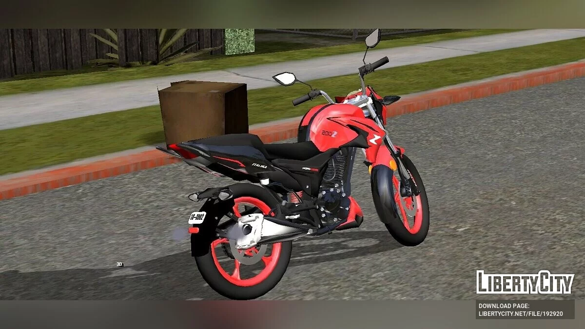 Italika 200z 2019 (Only DFF) / GTA San Andreas (iOS, Android)