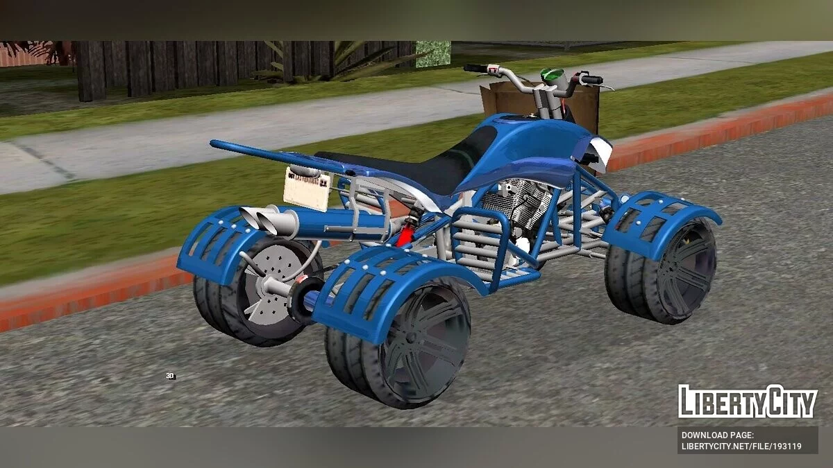 Cuatrimoto de GTA 5 (solo DFF) / GTA San Andreas (iOS, Android)