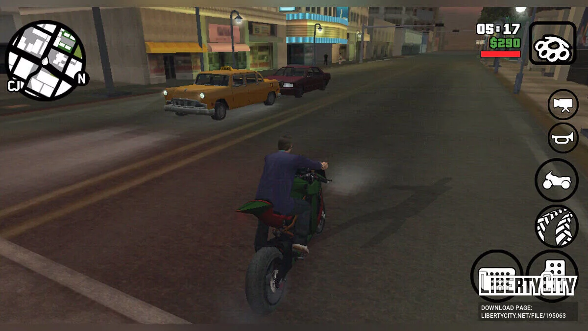 Vélo drapeau bangladais / GTA San Andreas (iOS, Android)