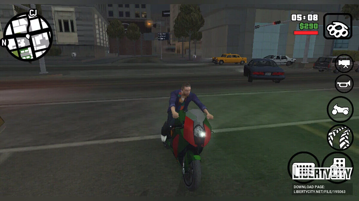 Vélo drapeau bangladais / GTA San Andreas (iOS, Android)