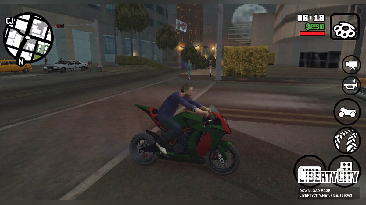 Vélo drapeau bangladais / GTA San Andreas (iOS, Android)