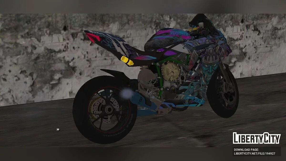 Kawasaki Zx25r Modif Samurai / GTA San Andreas (iOS, Android)